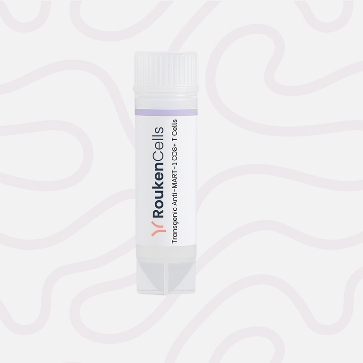 Tube labeled 'RoukenCells' on a white background with subtle pattern