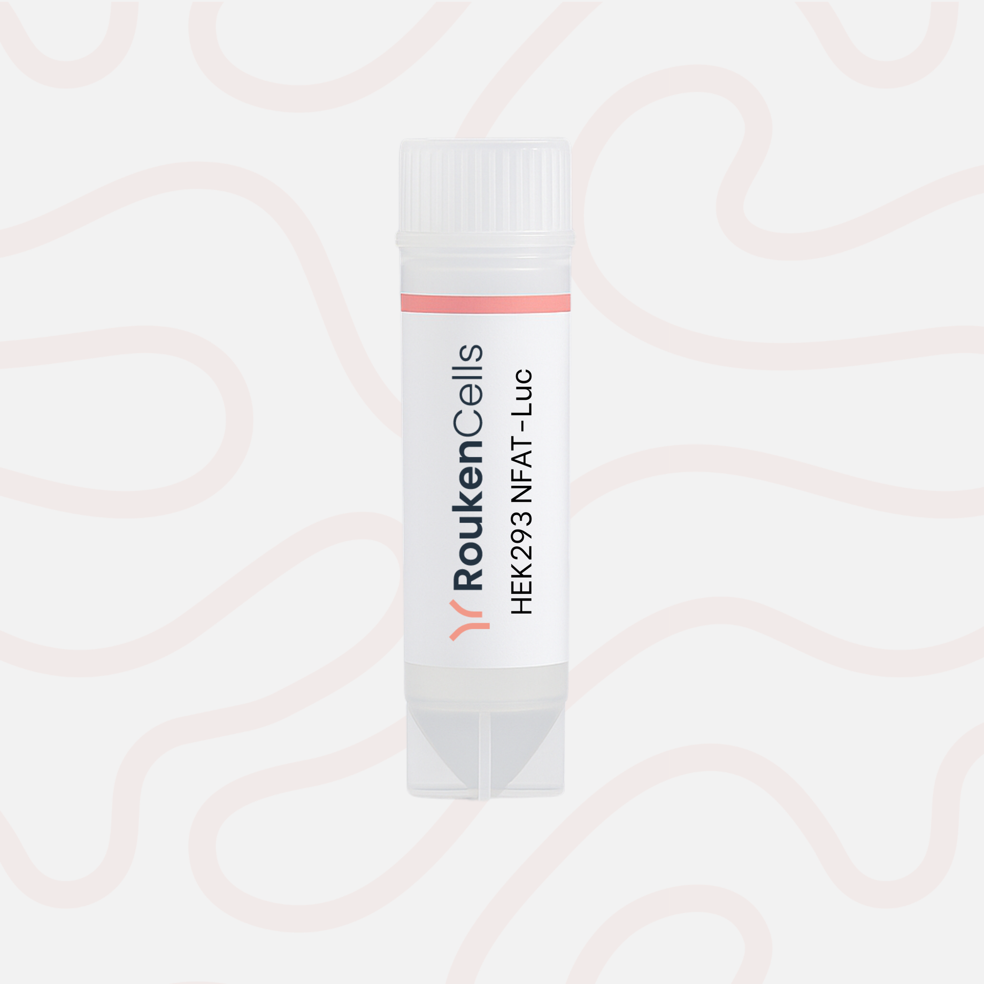 White container with text on a light pink background
