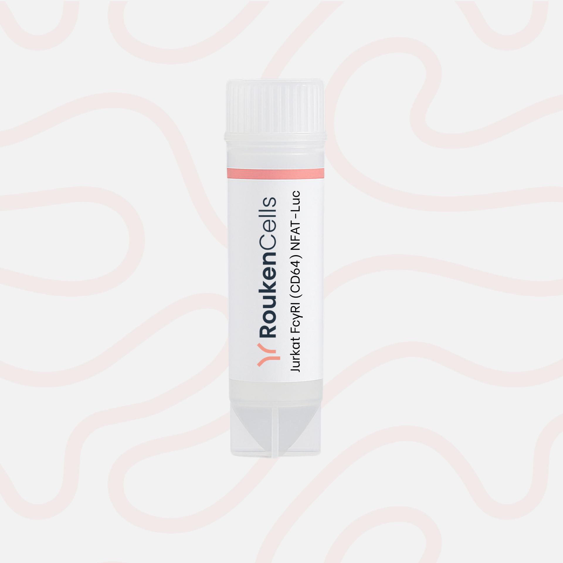 RoukenCells product packaging on a light pink background