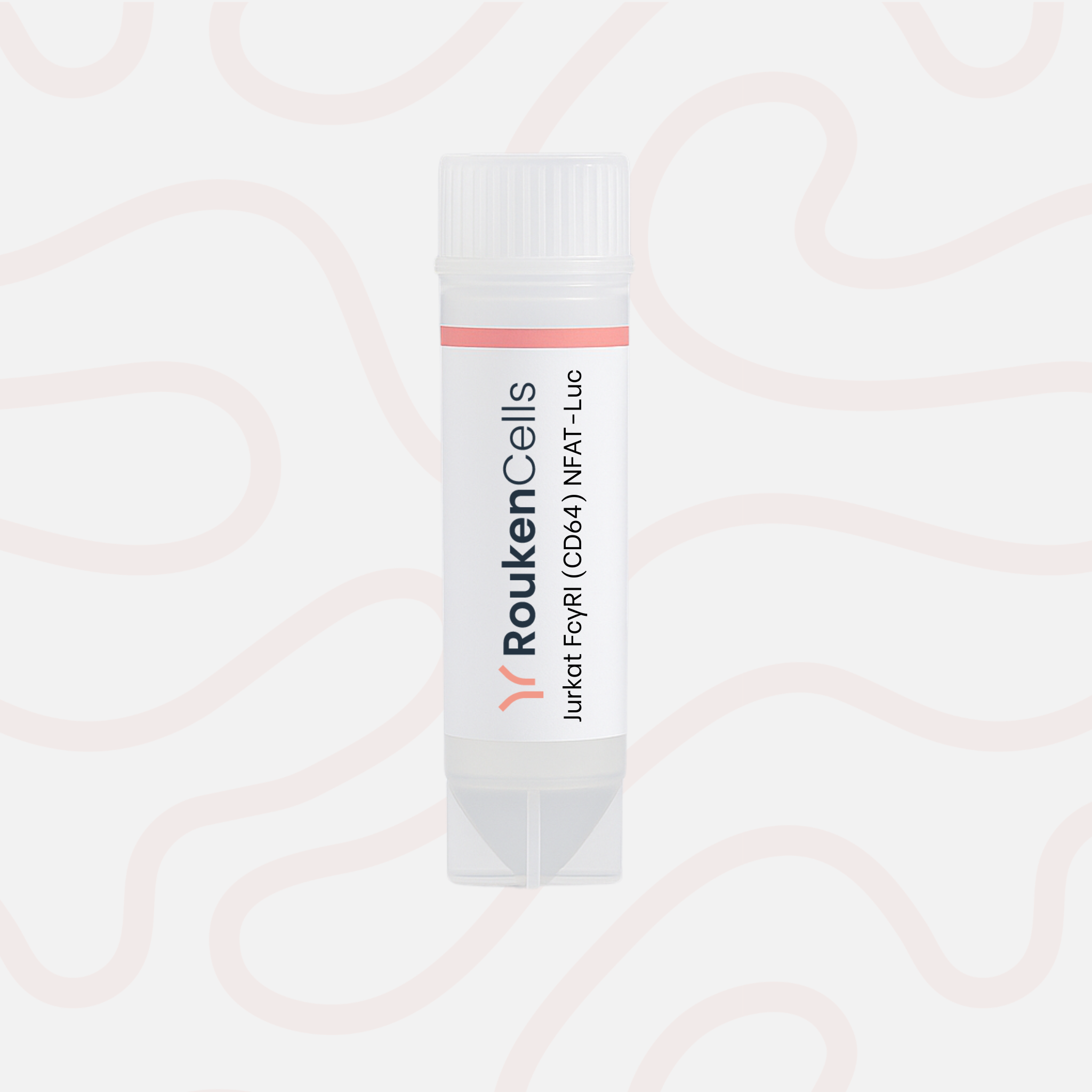 RoukenCells product packaging on a light pink background
