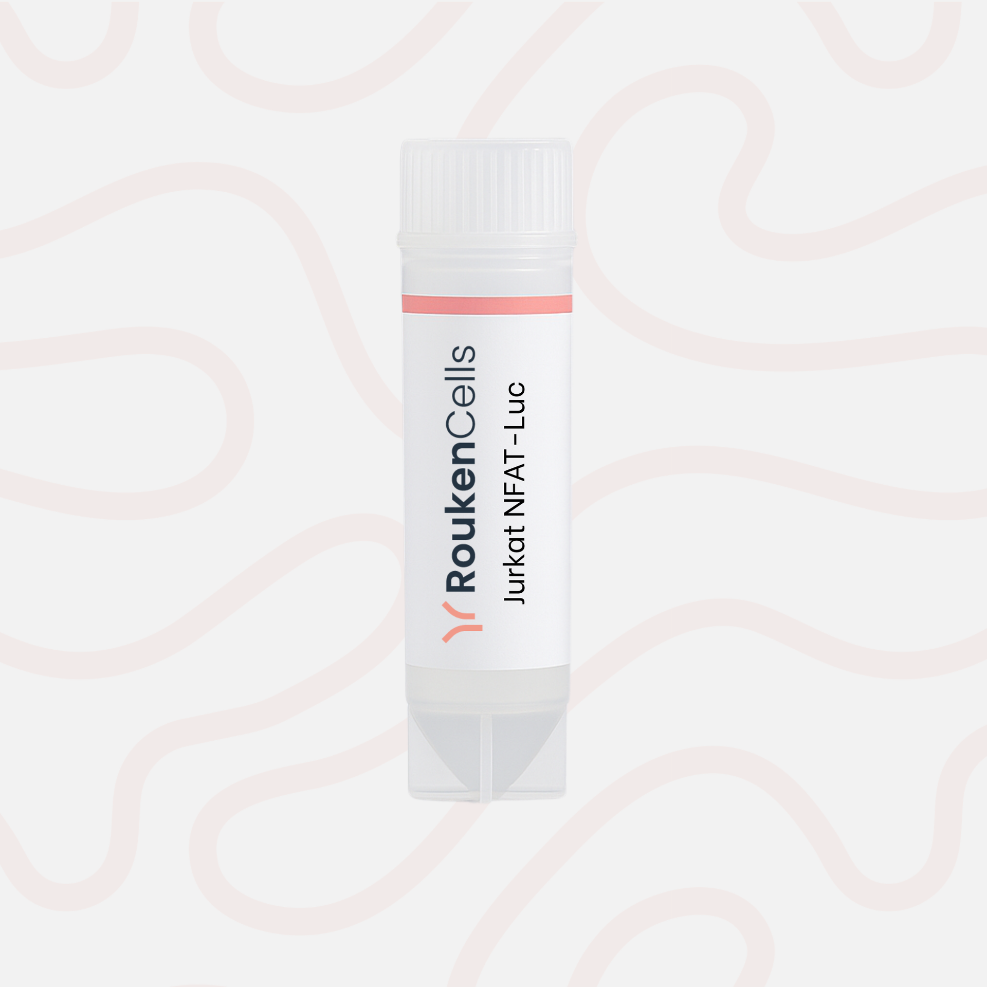 RoukenCells product packaging on a light pink background