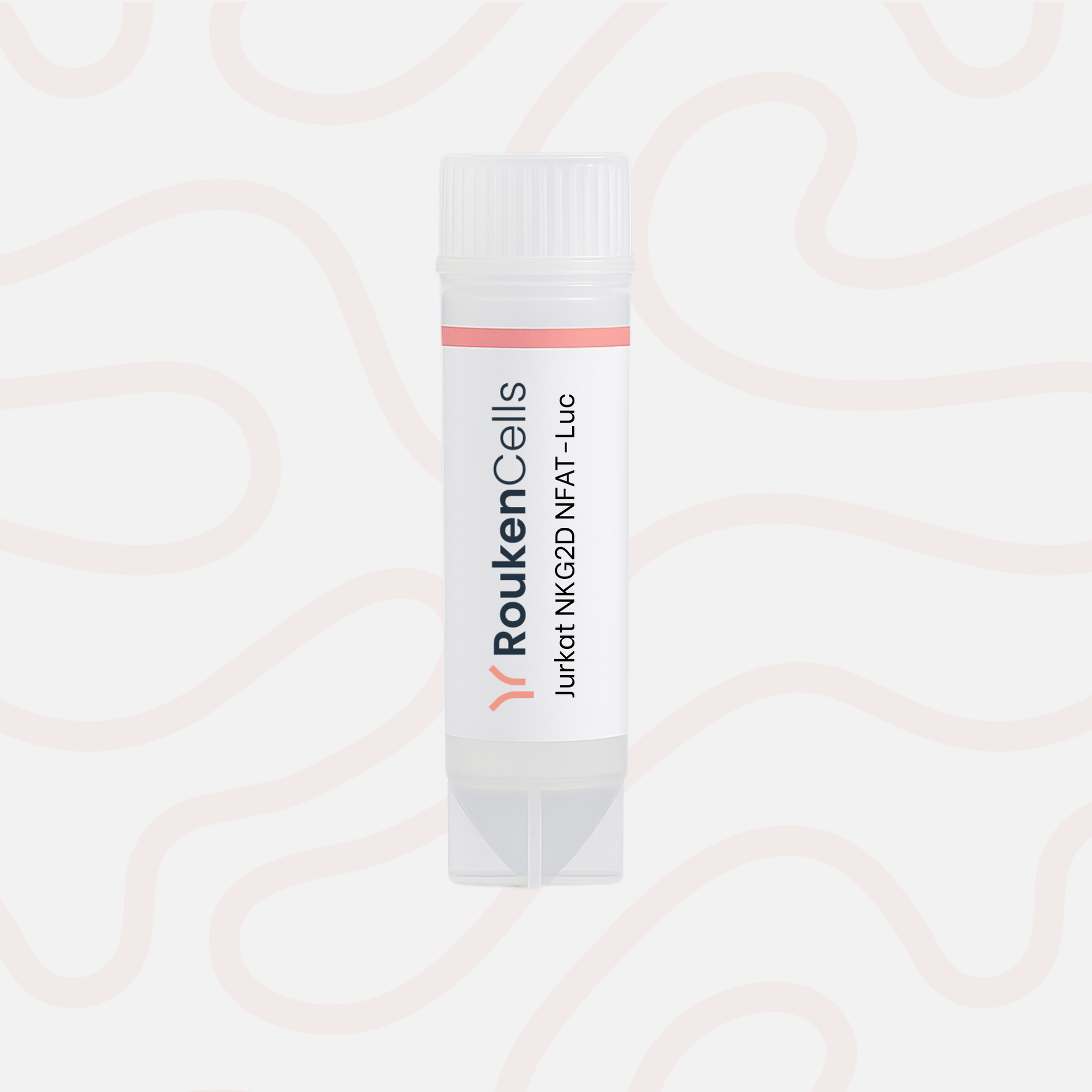 RoukenCells product packaging on a light pink background